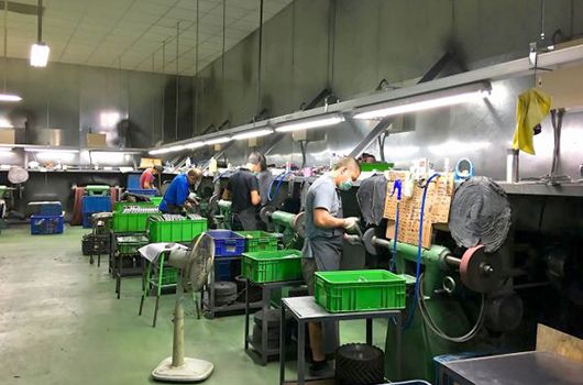 拋光生產線確保金屬外觀件表面光滑細緻無刮痕