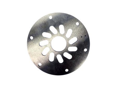 Stainless steel disc cutter for water pumps with heat treatment and grinding.