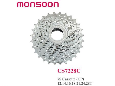 7-speed cassette 12-28T CP.