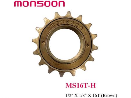 Single freewheel 16T Brown