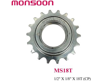 Single freewheel 18T CP.