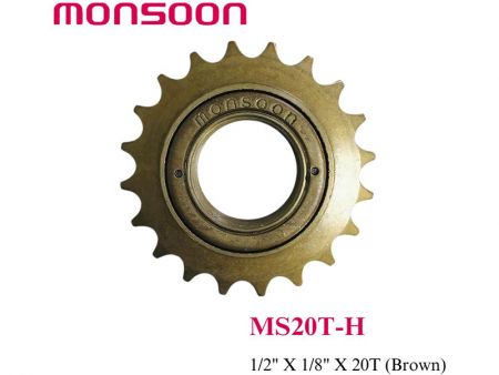 Single freewheel 20T Brown